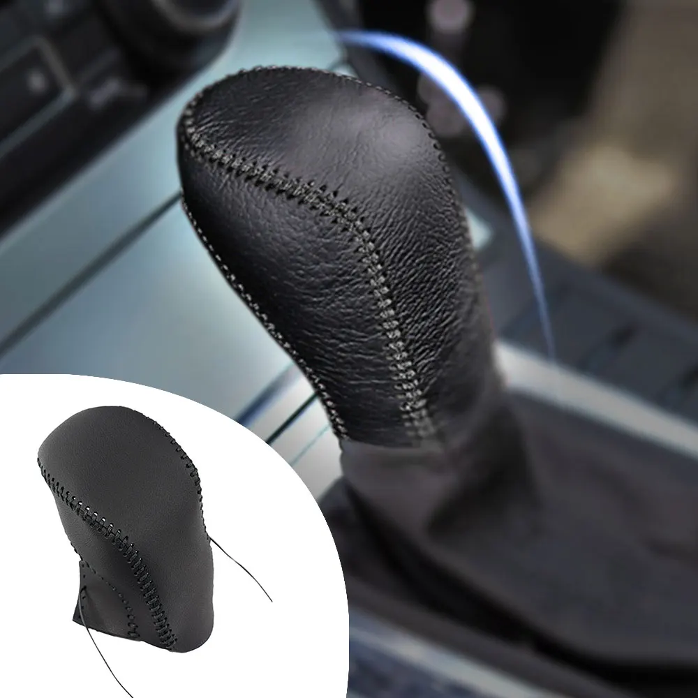 For Volkswagen BORA 13-19 LAVIDA 13-18 beetle 12-16 POLO 11-18 Gear Head Covers Interior PU Leather Hand-Stitched Shift Knob | Автомобили