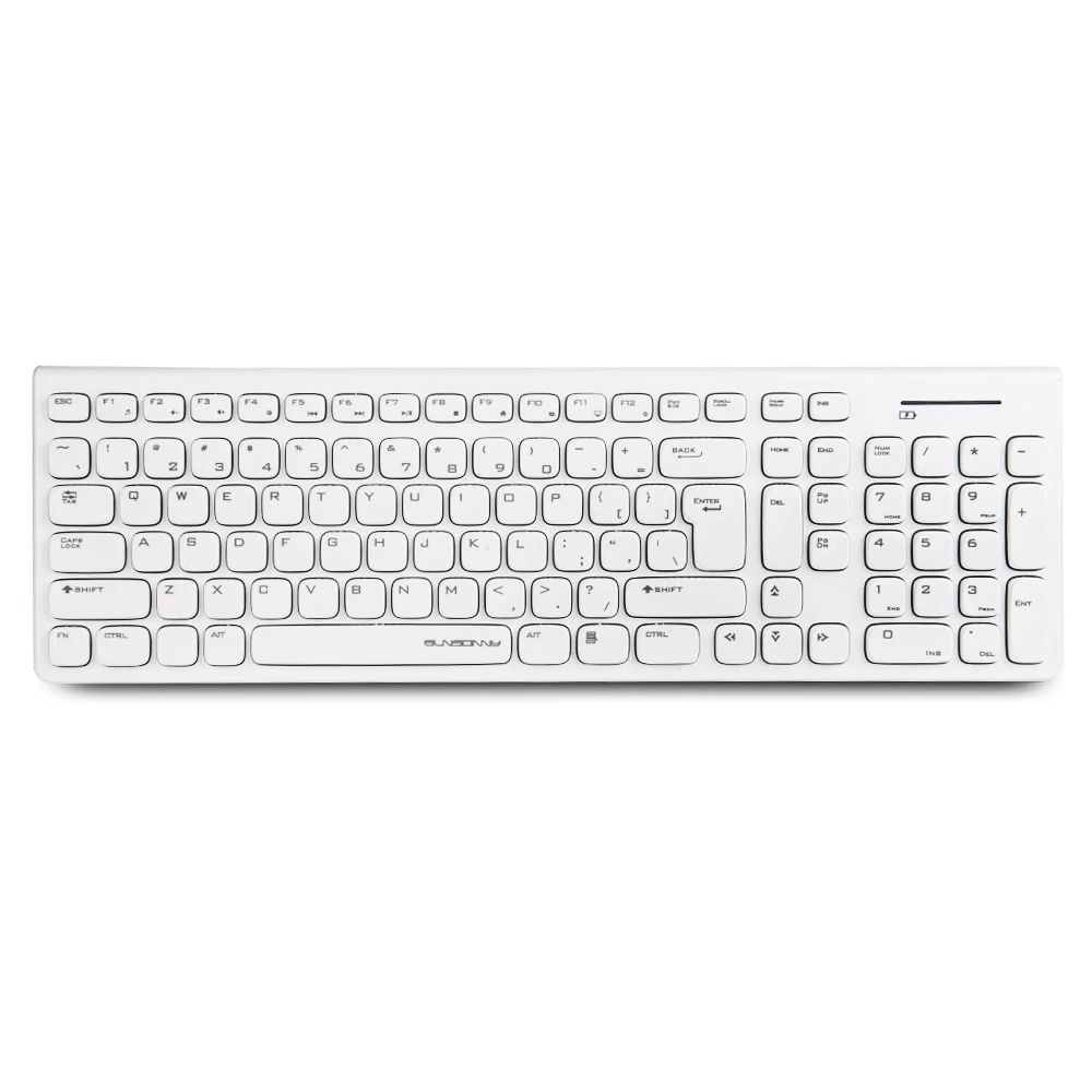 SUNSONNY S R2000PRO Беспроводная настольная клавиатура мышь комбо 104 клавиш 2 4 ГГц