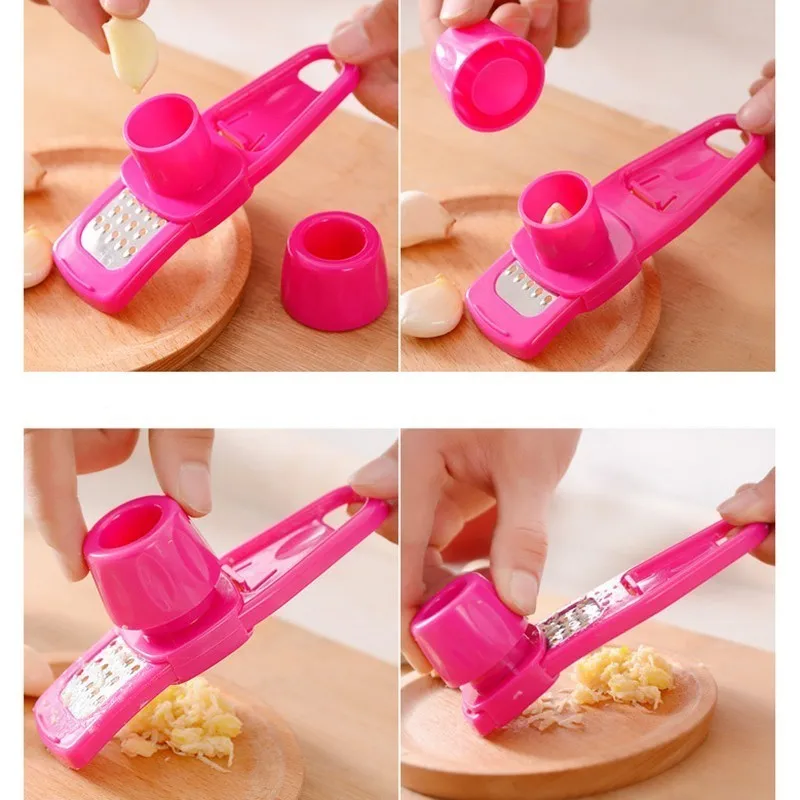 Multi Functional Garlic Presses Ginger Grinding Grater Planer Slicer Cutter Vegetable Cooking Tool Kitchen Accessories | Дом и сад