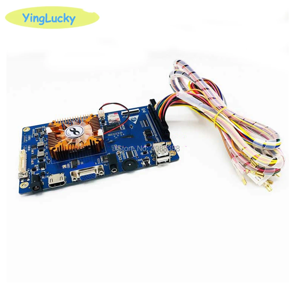 Игровая консоль 3D key 7 2200 в 1 печатная плата для аркадной машины поддержка CGA VGA HDMI HD