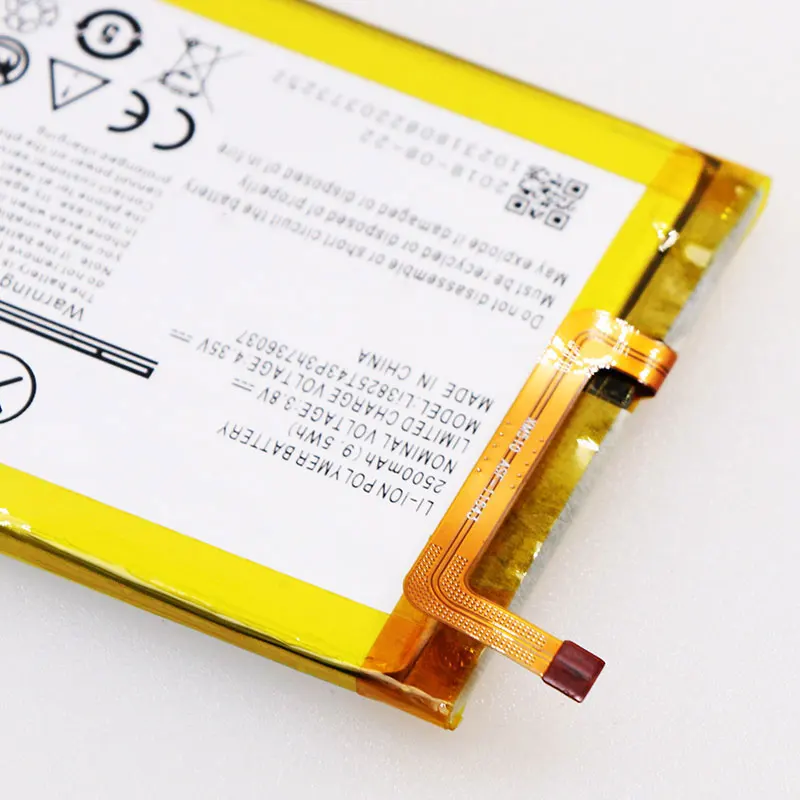 Аккумулятор Li3825T43P3h736037 на 2500 мА · ч для ZTE BV0720 Blade A2 V7 Lite с двумя SIM-картами