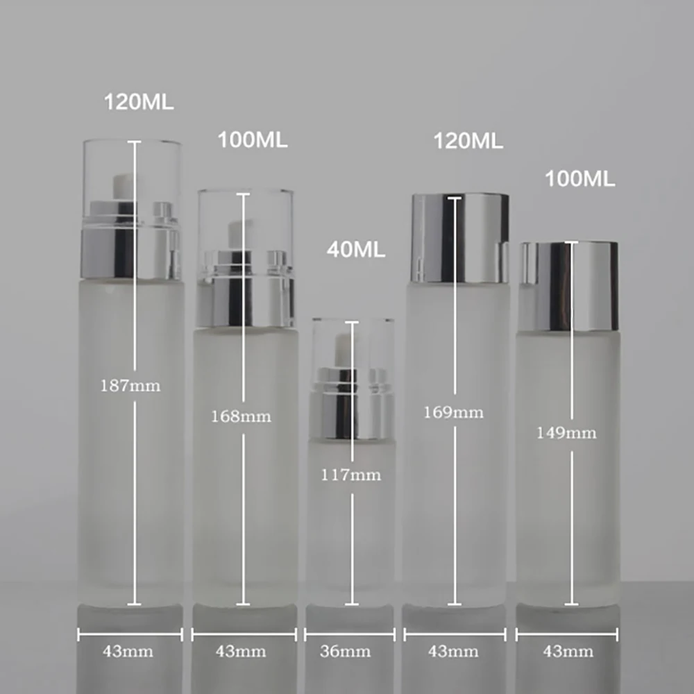 

Superior quality lotion bottle container 40ml press pump lotion packaging for men skin care