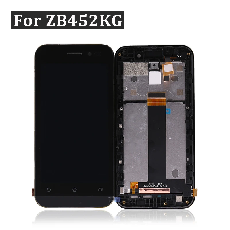 ЖК дисплей для Asus Zenfone GO zb452кг X014D дигитайзер сенсорного экрана в сборе + рамка
