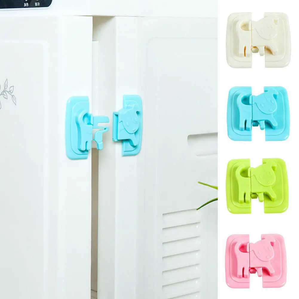 Новый мультфильм Собаки шаблон дети ребенок Pet Proof дверь шкаф холодильник ящик