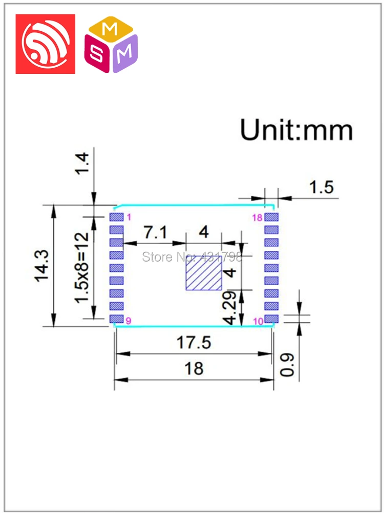 AIOT espressoc SiF ESP8266 WiFi модуль ESP WROOM 02U International Edition Автоматизация