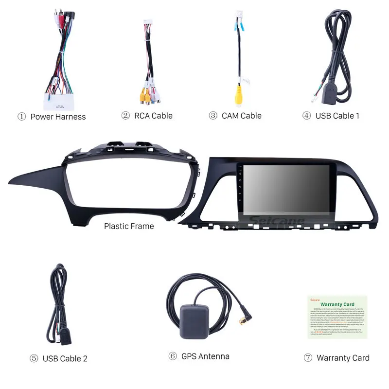 Seicane 2Din Android 6 0/7 1/8 1 9 &quotавтомобиль радио GPS Мультимедийный проигрыватель для 2015 2016