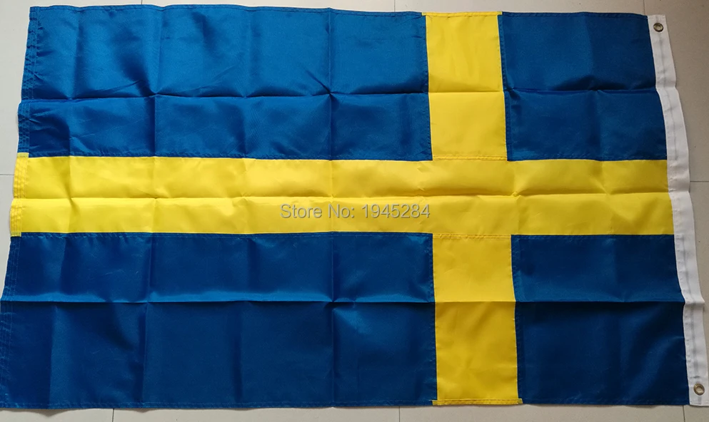 

Embroidered Sewn Sweden Flag Swedish National Flag World Country Banner Oxford Fabric 3x5ft 150x90cm, free shipping