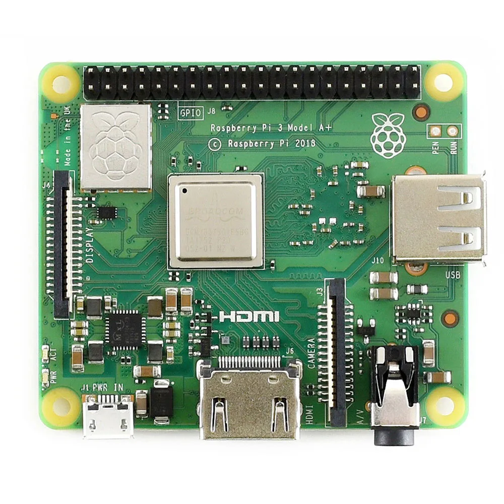 Raspberry Pi 3 A Plus с 512 Мб LPDDR2 SDRAM 1 4 ГГц cpu Bluetooth 2 USB 0|Материнские платы| |