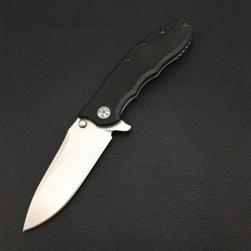 Высокое качество ZT0562 нож 8Cr13Mov лезвие G10 ручка складной Открытый Походный