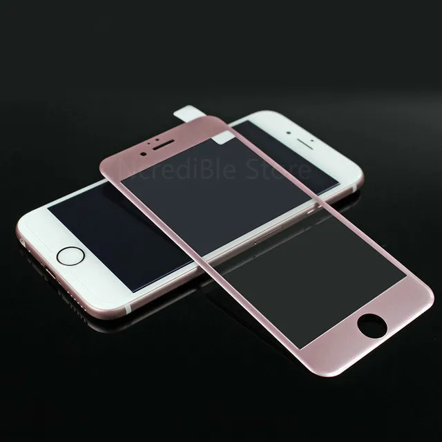 Закаленное 3d-стекло с мягкими краями и полным покрытием для iPhone 6 7 8 стеклянная