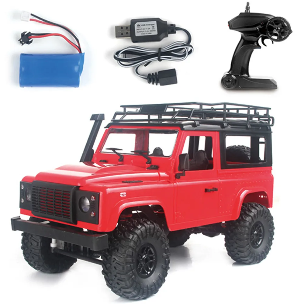 MN-90 1/12 2 4G 4WD RC АВТОМОБИЛЬ W/передний светодиодный свет корпуса крыша стойки