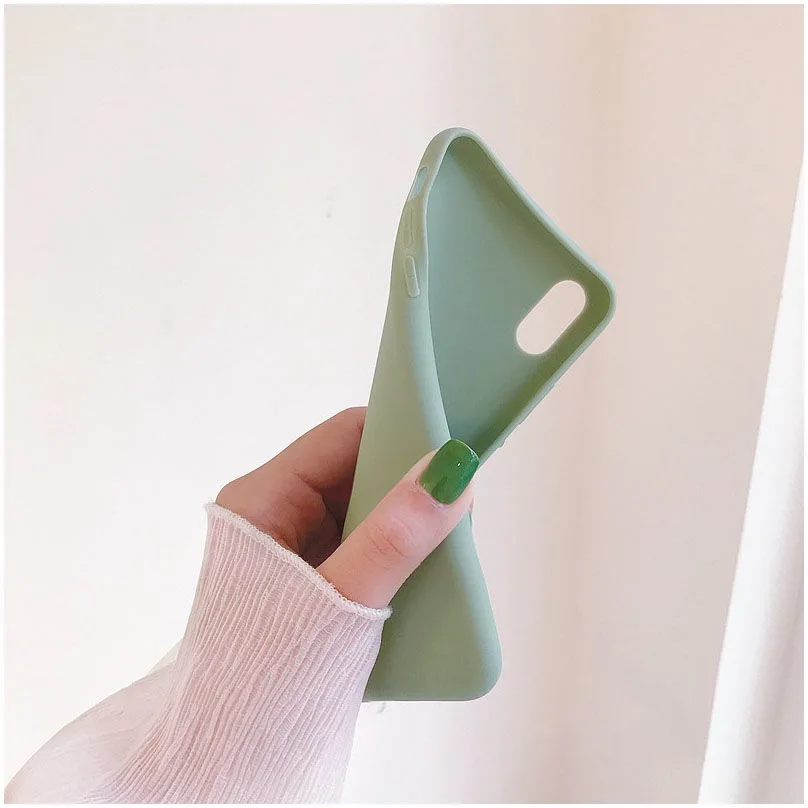 Тонкий матовый мягкий чехол из ТПУ с 3D рисунком лягушки для iPhone 5S SE 7 8 Plus 6 6s X XR XS MAX