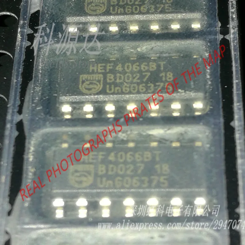 

HEF4066BT IC QUAD 1-CHANNEL, SGL POLE SGL THROW SWITCH, 3.90 MM, PLASTIC, MS-012,SOP-14, Multiplexer or Switch 10pcs/bag in st