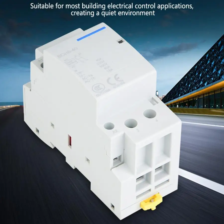 Американская классификация проводов 2р 40A Din Rail бытовой AC Контактор В