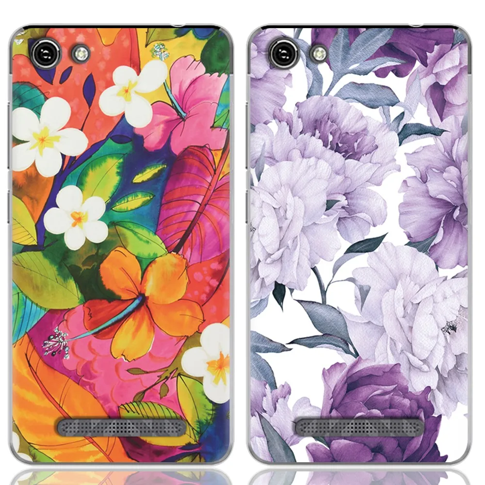 Soft Phone Case Silicone Cover For Itel P12 TPU Fashion Colorful Pattern Painted Transparent |