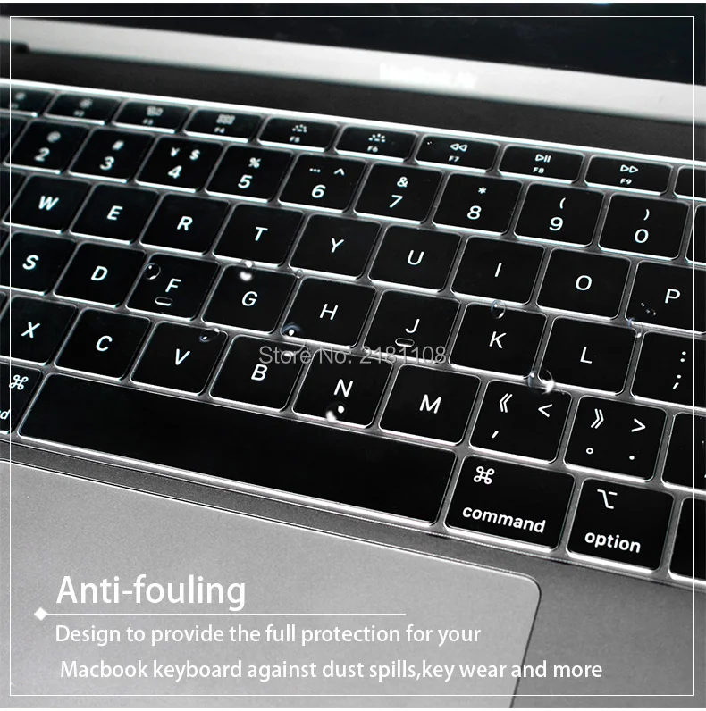 Прозрачный силиконовый защитный чехол из ТПУ с клавиатурой для Macbook Air 13 3 A1932 Pro13 M1