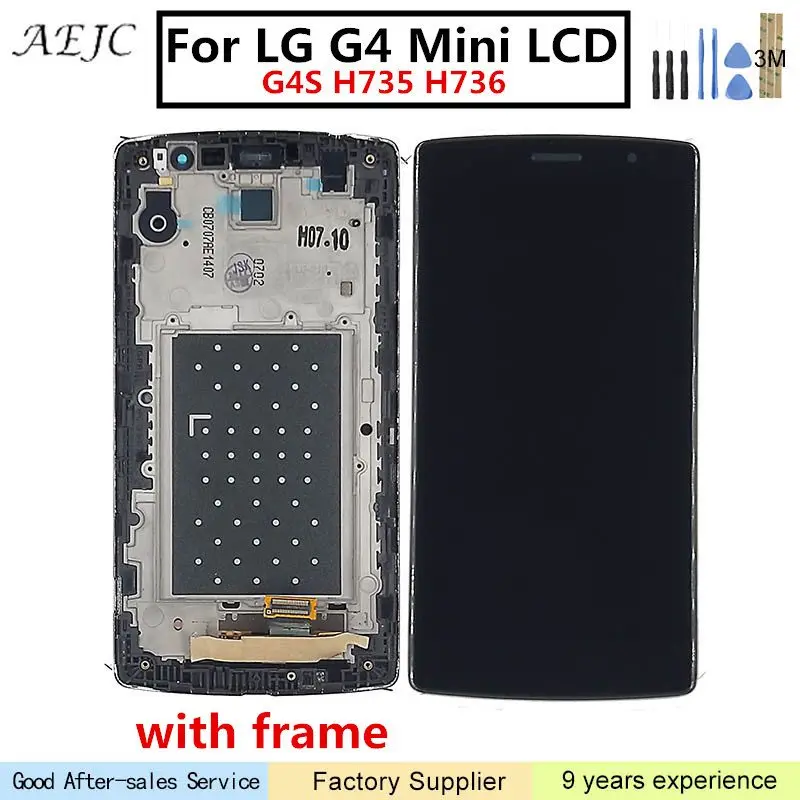 5 2 &quotдля LG G4 Mini Beat G4s H736 H735 H734 H731 ЖК дисплей сенсорный экран стекло дигитайзер с