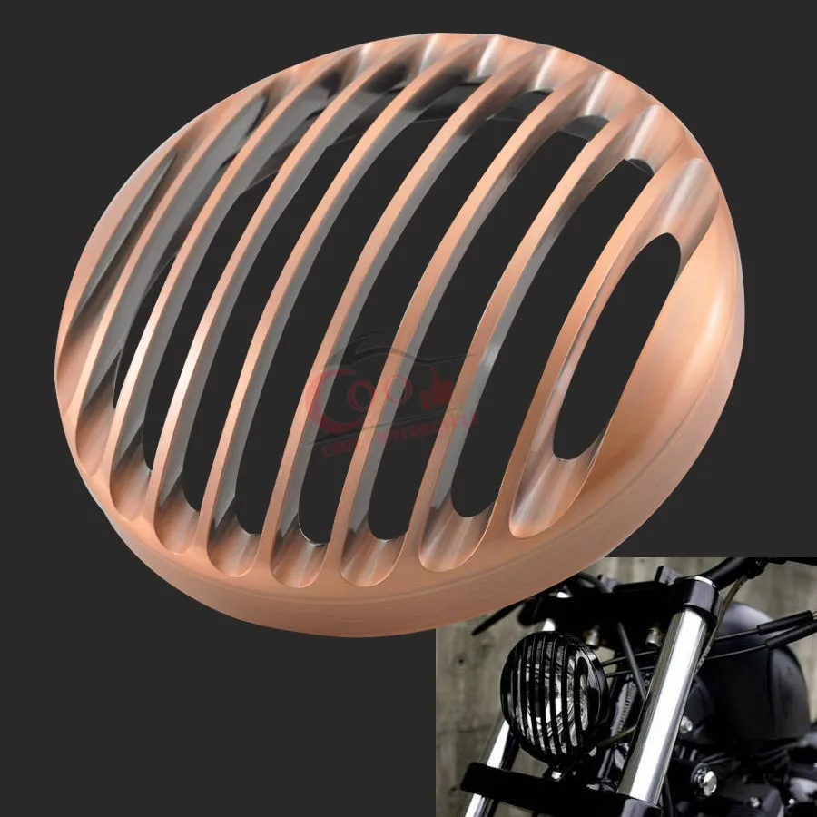 Мотоциклетные светодиодные фары 5 75 &quot5 3/4&quot Чехол для гриля подходит Harley Sportster XL