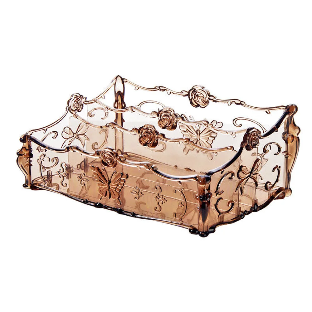 Косметическая коробка для хранения с несколькими решетками ухода за кожей чехол органайзер макияжа