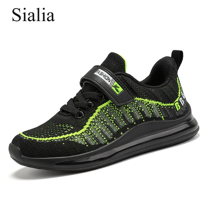 Sialia Children Casual Shoes For Kids Sneakers Boys Girls Breathablke Mesh Cushion Running Trainer Footwear 2019 | Детская одежда и