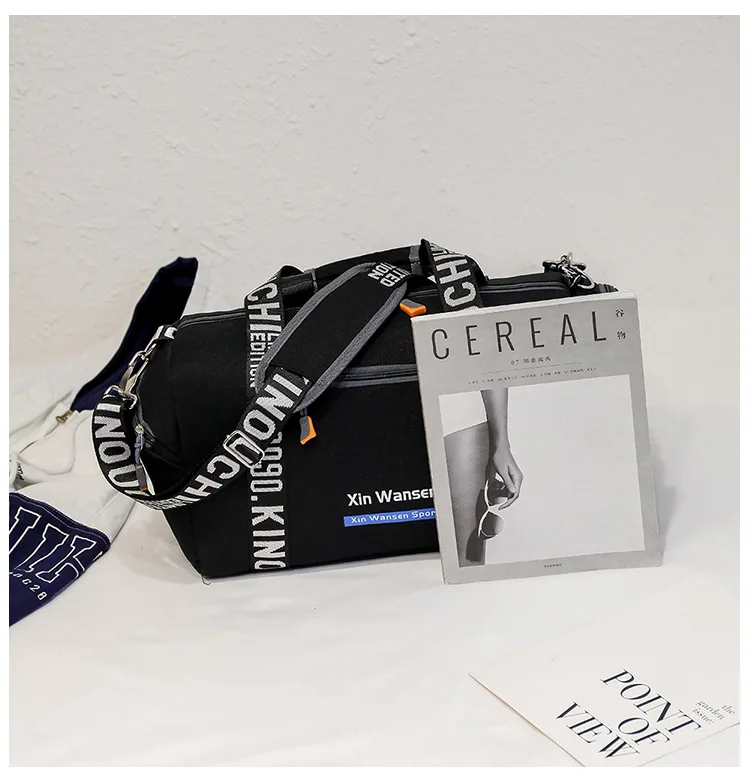 4 Colors Letter Print 2019 NEW Sac De Sport Bag for Women Crossbody Gym Sports Training Fitness with Shoes Compartment | Спорт и