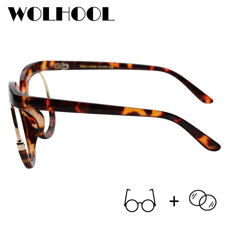 Ретро негабаритных Круглый очки для женщин Большой Ясно пластиковая оправа