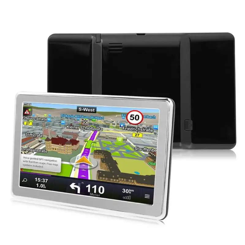 X8 7 дюймов ультратонкий автомобильный gps навигатор для грузовика система 8 ГБ