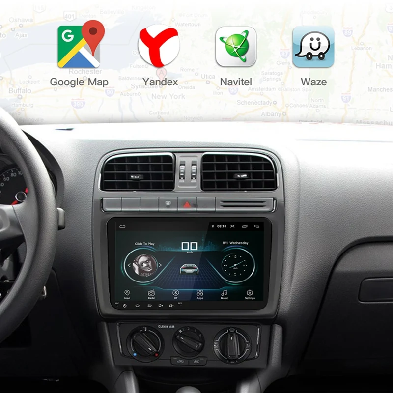 9 дюймов Android 8 0 двойное 2Din автомобильное радио Gps авто 2 Din Usb для Volkswagen/Passat/Golf/Skoda/Seat