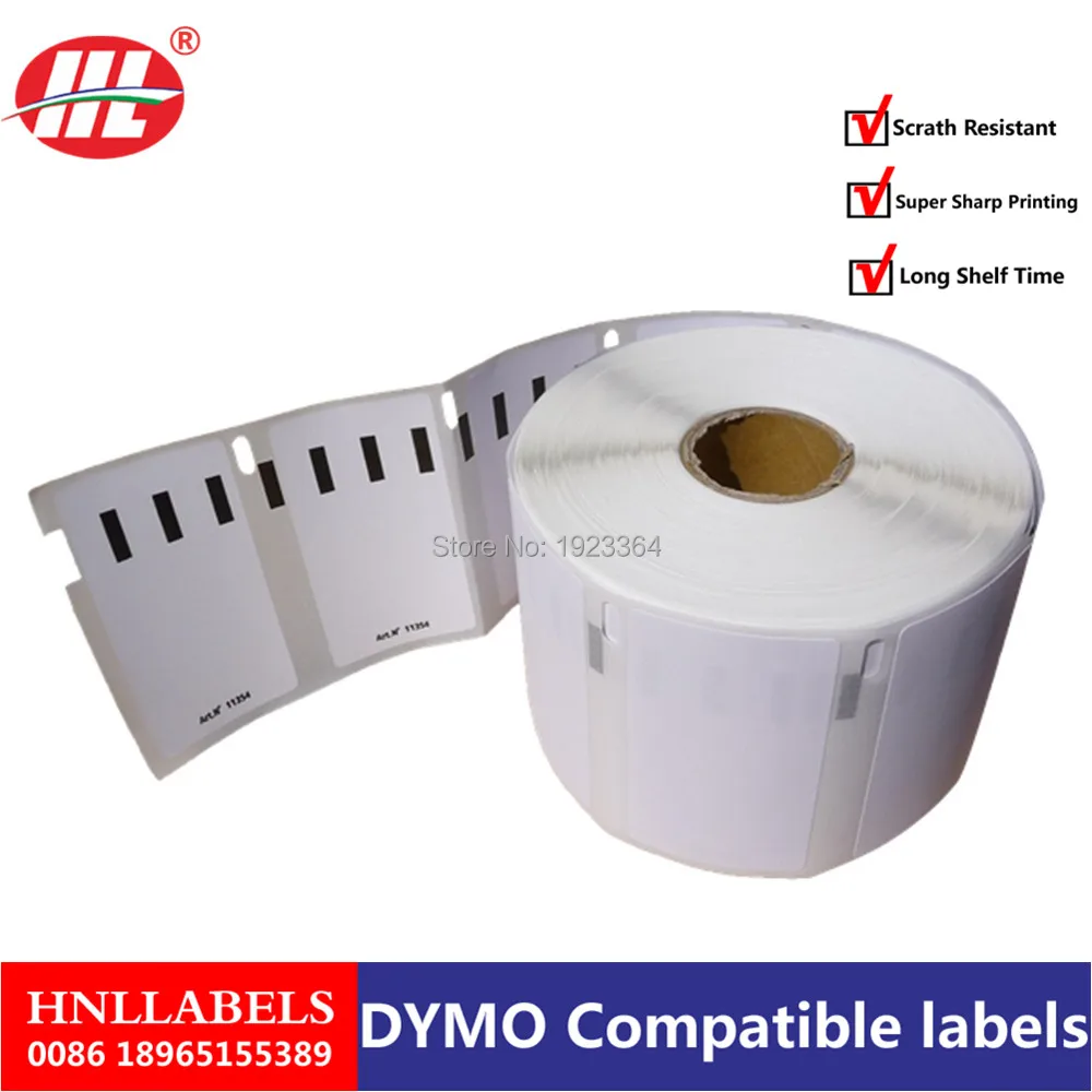 Ярлык Dymo 11354 57 мм * 32 1000 шт. для LabelWriter 400 450 450Turbo Printer Seiko SLP 440 450|Офисная бумага| |