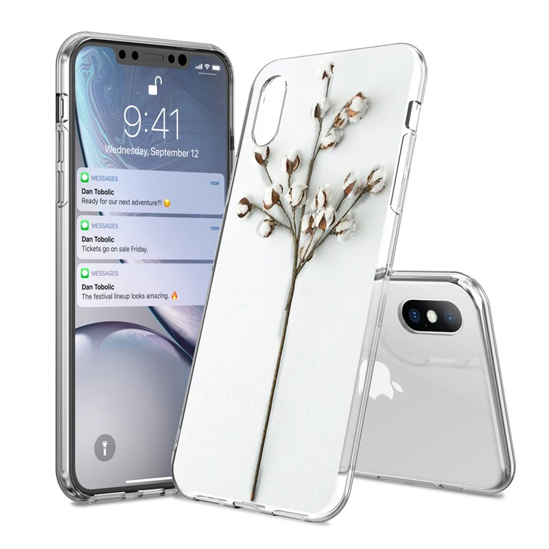 Lovebay Phone Case For iPhone 6 6s 7 8 Plus X XR XS Max 5 5s SE Fashion Cartoon Potted Plant Tomato Soft TPU Shell |