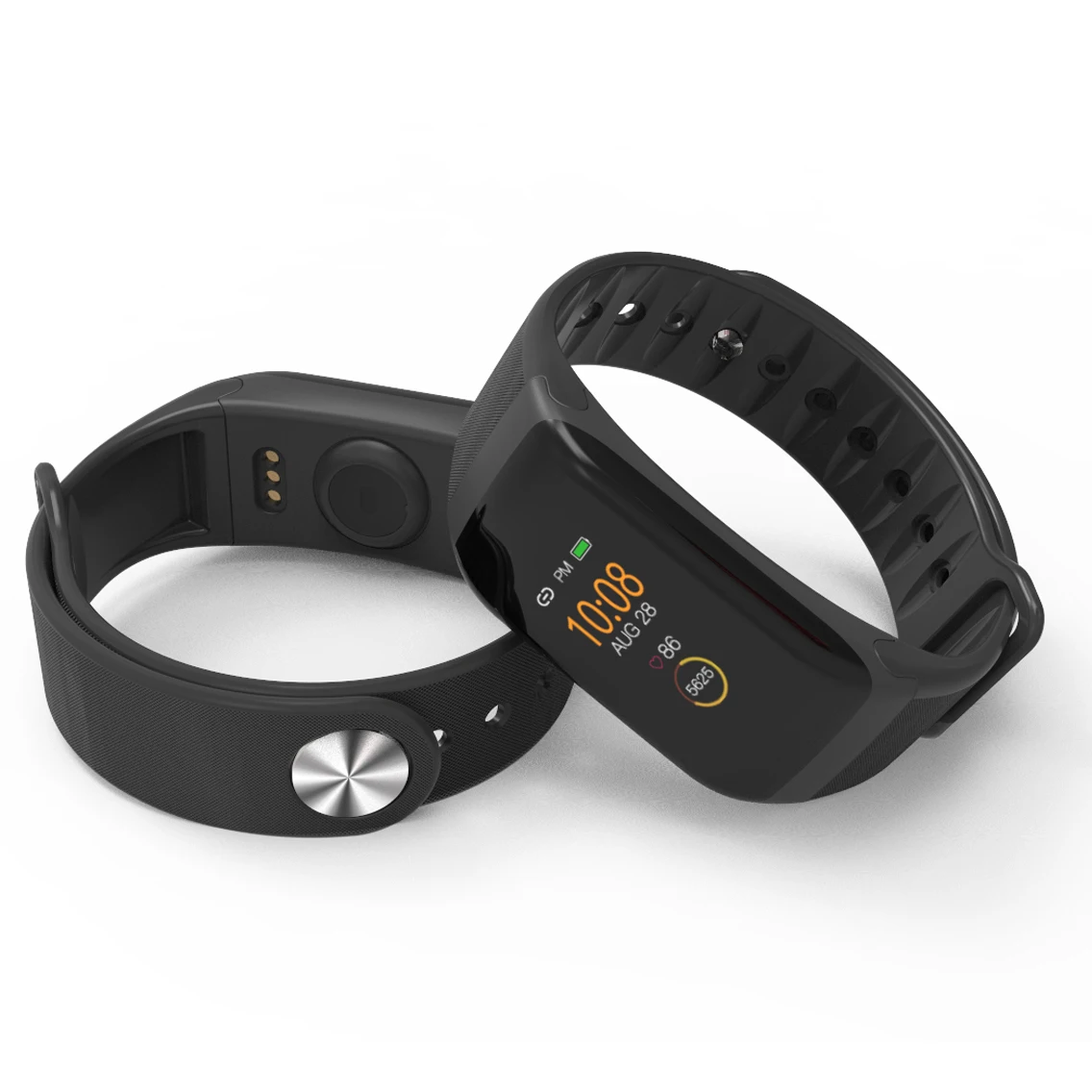 F1p Смарт HR кровяное Давление Sleep Monitor IP67 смарт-браслет напоминание о вызове
