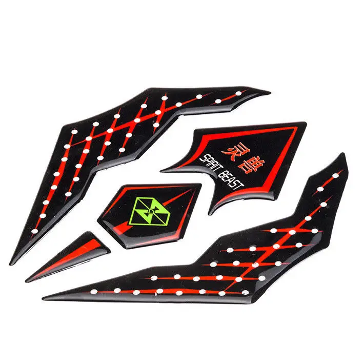 3D мотоцикл гель масло газа Топливные баки для мотоциклов отражающая панель