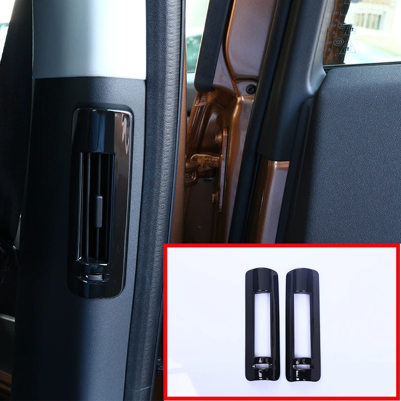 

2 Pcs Interior Mouldings For Land Rover Discovery Sport 2015+ ABS B Pillar Cover Trim Accessories Glossy Black