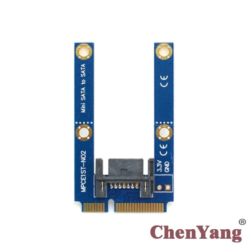 CY Chenyang SATA 7 контактный жесткий диск PCBA до 50 мм Mini PCI E mSATA SSD Удлинительный