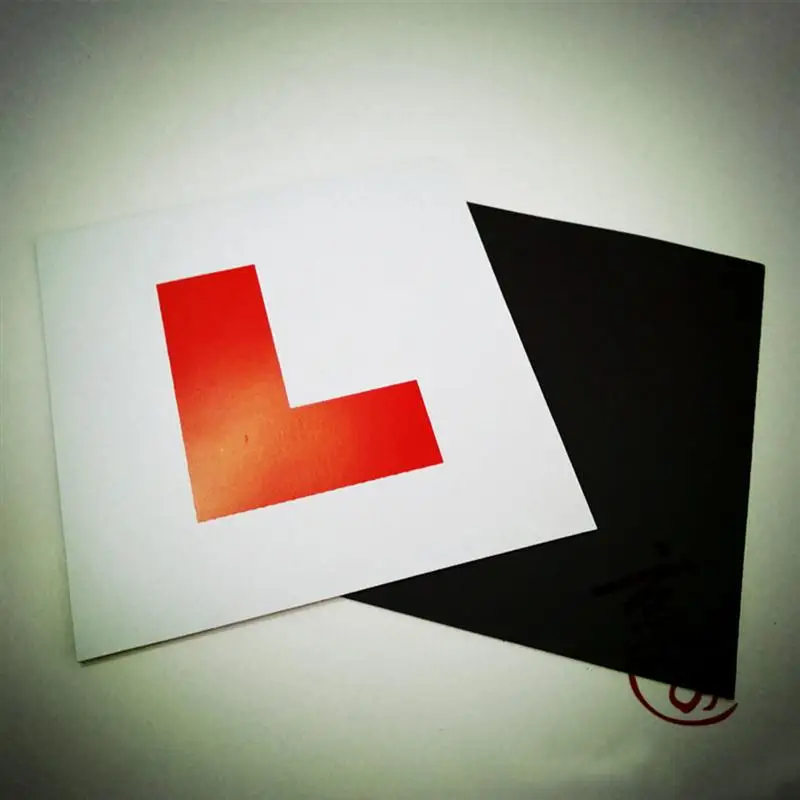 2 шт. магнитные Learner L пластины наклейка для мотоцикла автомобиля Авто наклейки