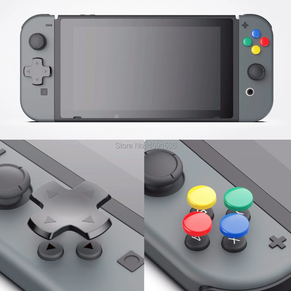 Набор колпачков для кнопок Skull &amp Co. D-Pad рукоятка большого пальца контроллера Nintendo