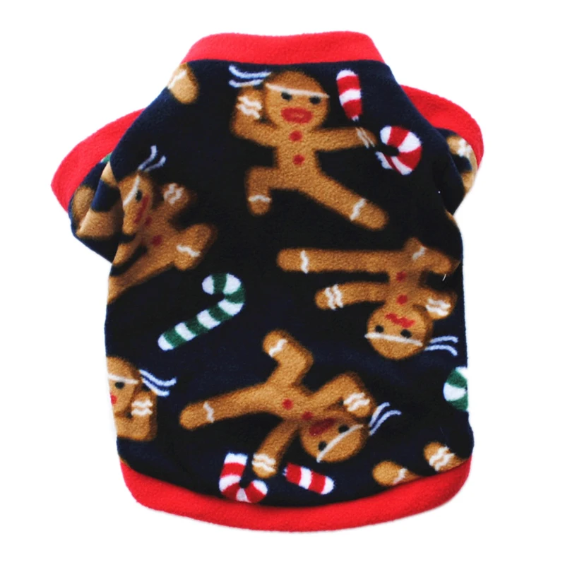 Dog clothes Christmas cold protection warm small medium-size dog pet autumn winter sup | Дом и сад