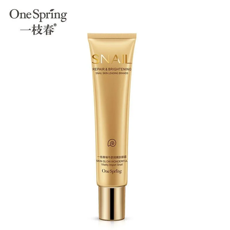 OneSpring Snail Essence Face Care Set Facial Moisturizing Cream Eye Gel Cleanser + 2 Gifts Essential Oil And Hair Mask|Косметические