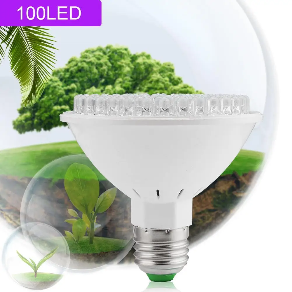 2019 100 Вт E27 УФ ультрафиолетовая фиолетовая Светодиодная лампа прожектора 100LED