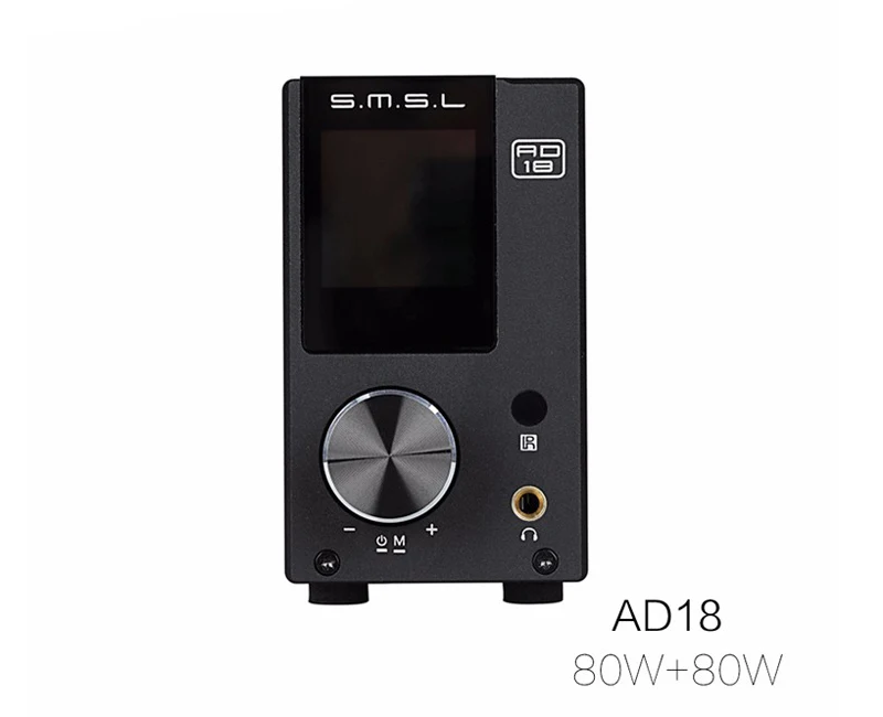 Цифровой усилитель SMSL AD18 и DAC 80 Вт * 2 DSP HIFI Bluetooth 4 NFC оптический/коаксиальный USB