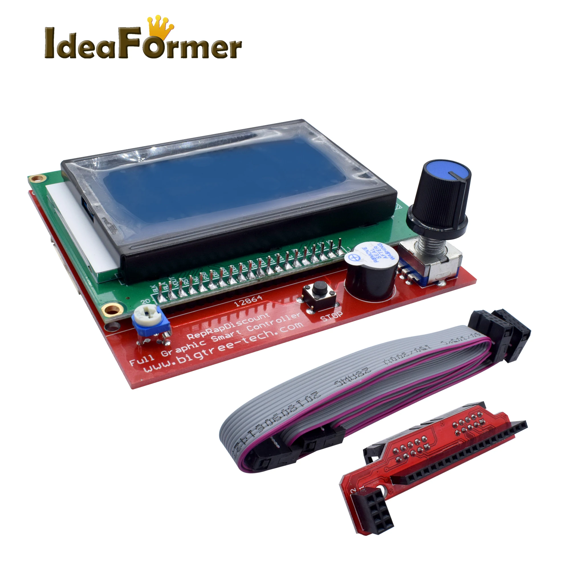 LCD12864 контроллера с адаптером для ПЛАТФОРМЫ 1 4 Reprap Makerbot коссель Prusa i3 3D-принтеры