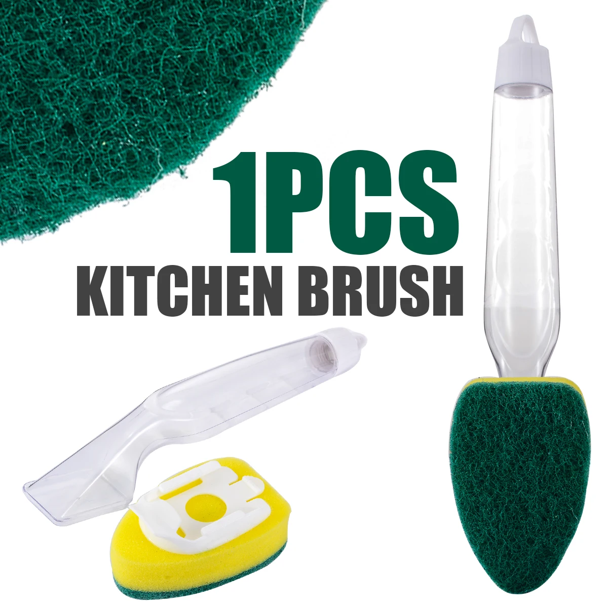 

Многоразовые чаши, чистящая губка, щетка, инструмент для мытья посуды, дозатор мыла, ручка, скребок для кухни, чистящие инструменты