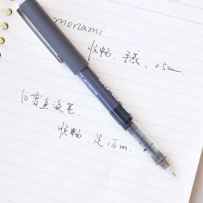 SIXONE 1 Pc 0.38mm Needle Simple Style Just Liquid Gel Pen Write Fluent Color Pilot High Grade Office Letter Stationery |