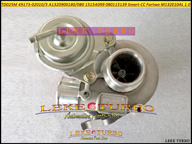 Турбокомпрессор TD025M1 08T 49173 02010 02015 4917302010 4917302015 1320900180 1320900080 для Smart M 132E10AL Fortwo