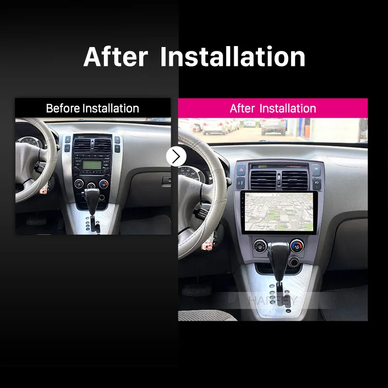 Harfey 2 din автомагнитола gps головное устройство Android 8 1 для 2006-2013 hyundai Tucson LHD
