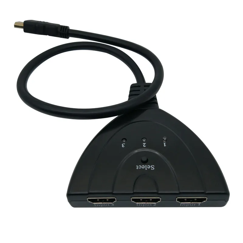 Мини 3 порта сплиттер адаптер кабель 1080P переключатель HDMI в 1 out|Кабели HDMI| |