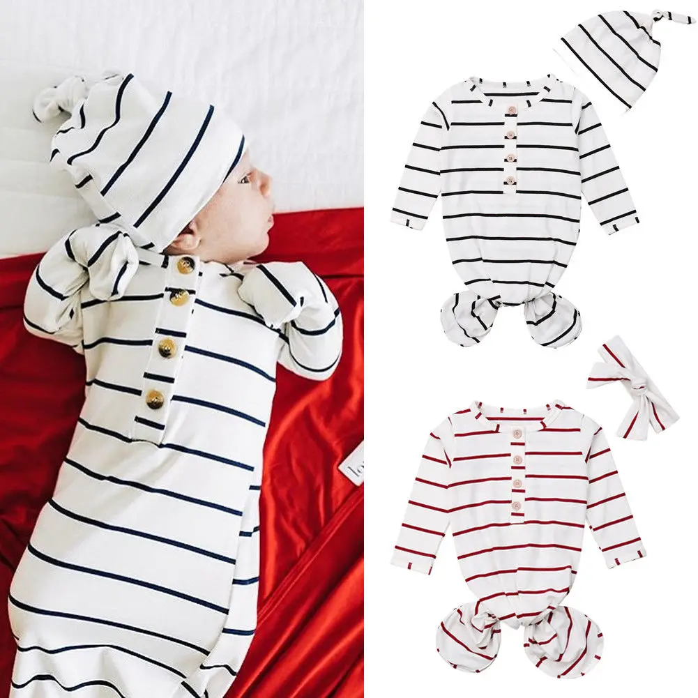 

Infant Newborn Baby Striped Crib Sleeping Bag Wrap Swaddle Bathrobe Baby Sleeping Bags Fashion
