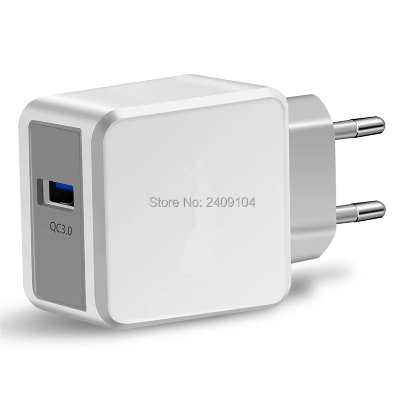 Оптовая продажа 50 шт./лот EU/US/UK Plug Зарядное устройство QC 3 0 USB для iphone 6 7 8 plus X samsung S8