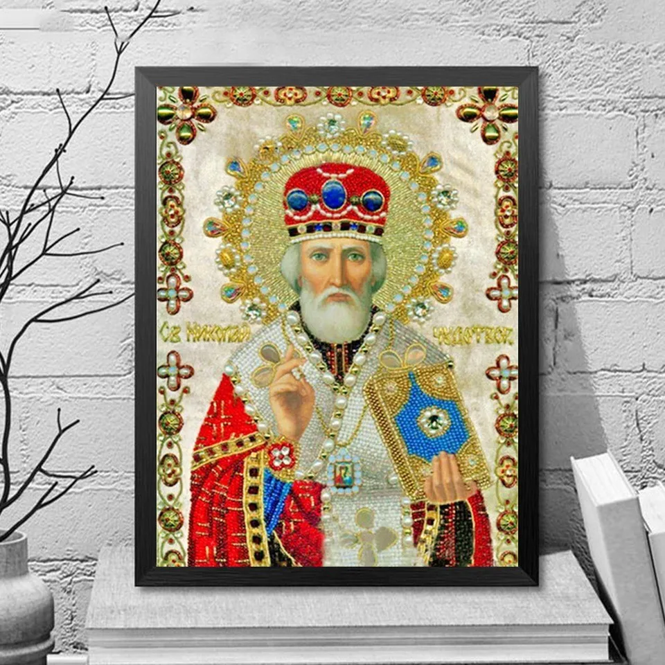 EverShine Diamond Embroidery Rhinestones Religion Full Square Painting Cross Stitch Mosaic Handmade Wall Decor | Дом и сад