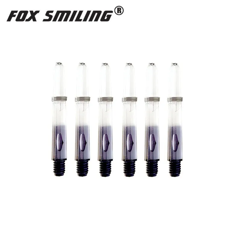 Fox Smiling 30 шт. синий черный прозрачный 35/48 мм нейлон Пластиковые дротики валы 2BA для